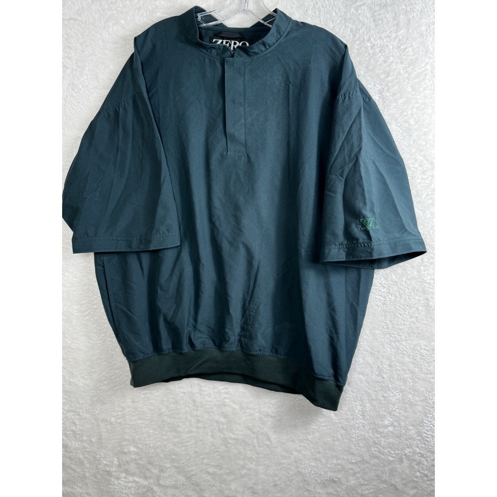 Zero‎ Restriction Golf Outerwear 3/4 Snap Pullover Windbreaker Short Sleeve XL